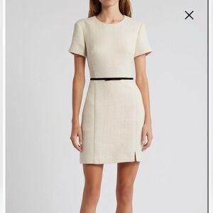 NWT French Connection Cream Tweed Dress